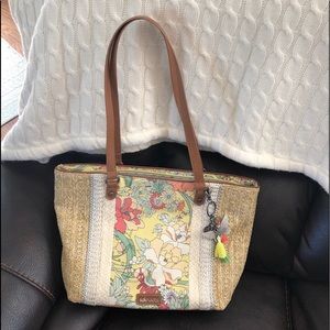 Sak Roots floral purse